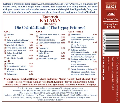 Vista 2 de Kalman Die Csardasfurstin