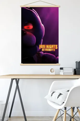 Vista 5 de Trends International Five Nights at Freddy's Movie - Póster de pared Bonnie de una hoja, 22.37 x 34.00 pulgadas, paquete de impresión premium