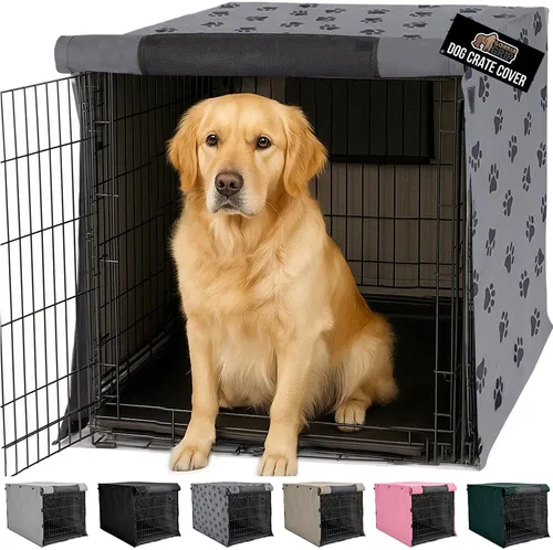 Vista 37 de GORILLA GRIP - Fundas para jaula de perro, cubierta de alambre para perrera Compatible con jaulas para perros de Amazon Basics, cubierta