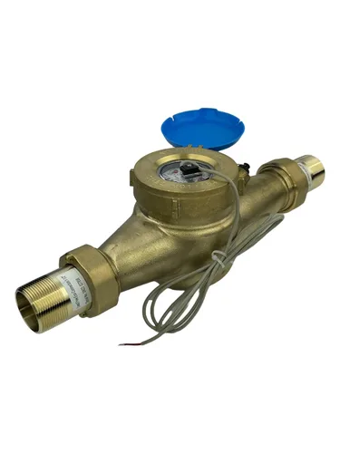 Vista 10 de DAE Medidor de agua caliente sin plomo MJ-75R NTEP, acoplamientos NPT de 3/4", salida de pulso, galón