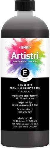 Vista 15 de Artistri® Serie E DTG y DTF Tinta - Negro - 8 oz
