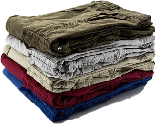 Vista 10 de Leward Pantalones cortos cargo de sarga de algodón para hombre, ligeros para exteriores