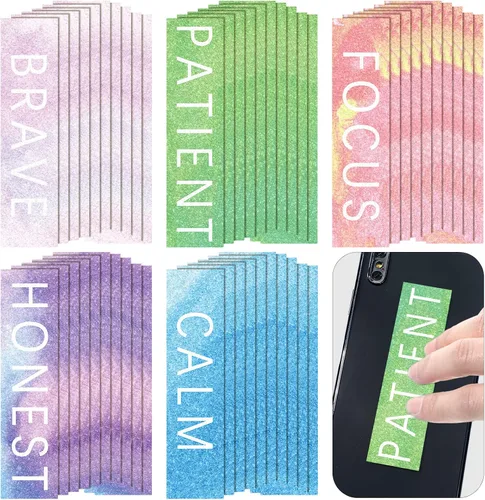 Vista 21 de Crtiin - 50 calcomanías calmantes, tira sensorial con textura, táctil, áspera, cinta táctil para escritorio, para adultos y adolescentes, juguete
