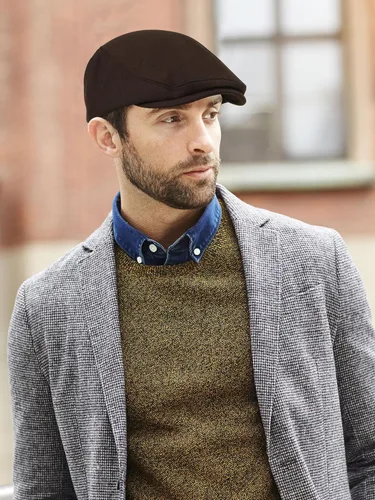 Vista 6 de KUTTOR 6 Piezas Hombres Newsboy Gorras Gatsby Cabbie Conducción Caza Gorra Newsboy Gorra Plana Sombreros Irlandeses