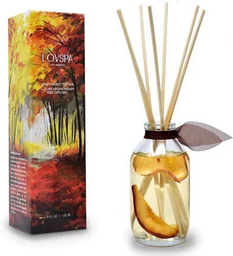 Vista 13 de Set de difusor de cañas, difusor de aceite perfumado con aroma a ámbar romántico y varillas, accesorios de fragancia para el hogar para decorar