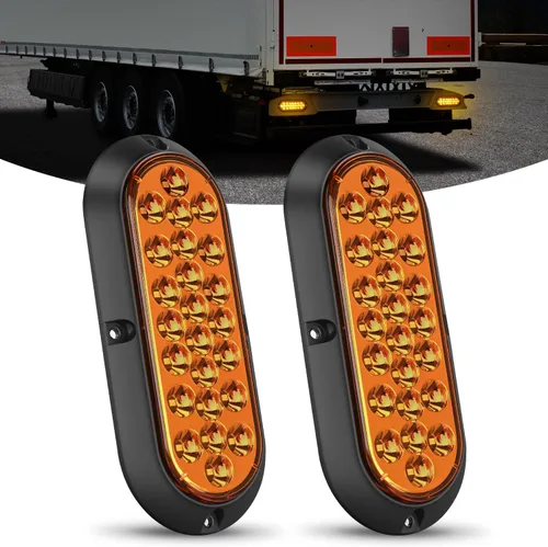 Vista 11 de Nilight Barra de luz trasera para remolque 2 piezas 20 LED luz de freno, luz automotriz, intermitentes, luces de marcha atrás IP65 impermeable
