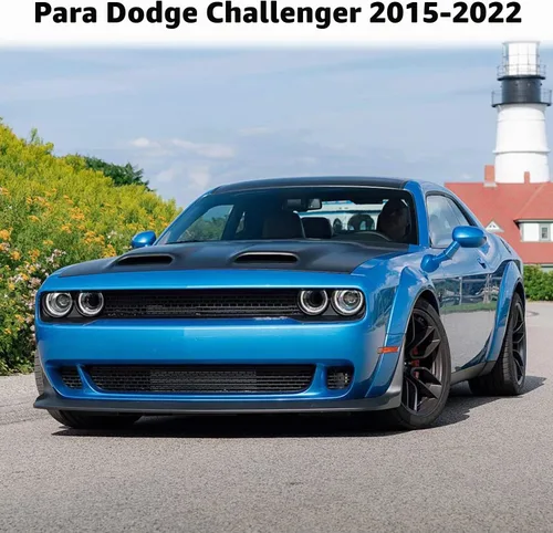 Vista 3 de Voodonala para Dodge Challenger 2015-2023, cubiertas de panel de cambio de marchas centrales, decoración, accesorios de recorte para Dodge
