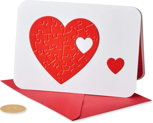 Vista 8 de Papyrus Tarjeta romántica en blanco para el día de San Valentín (I Love You)