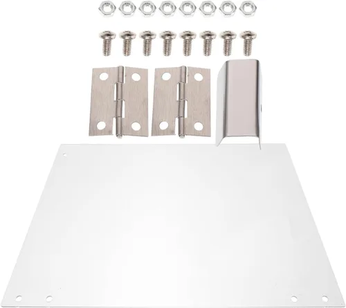 Vista 5 de STOBAZA Panel de puerta de repuesto para máquina de palomitas de maíz, deflector de PVC transparente, 11.41 x 8.46 x 0.11 pulgadas, compatible