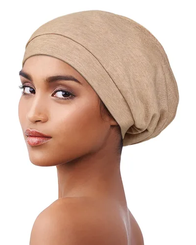 Vista 30 de Alnorm - Gorro con forro de satén y suave banda elástica para hombres y mujeres, talla única Se ajusta a la mayoría