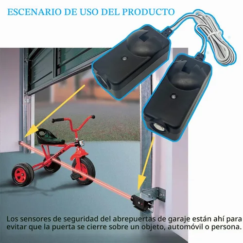 Vista 2 de Kit de Sensor de Seguridad 2025 Mejorado 41A5034 Compatible con Abridor de Puerta de Garaje Liftmaster Chamberlain Sears Craftsman Fabricado Después
