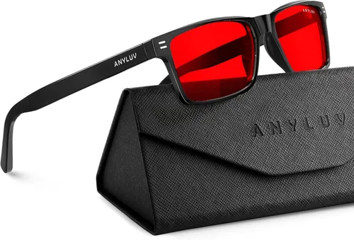 Vista 8 de ANYLUV Blue Light Blocking Glasses for Men Anti Blue Light Glasses for Men Women, Eye Strain Relief for Computer Gaming