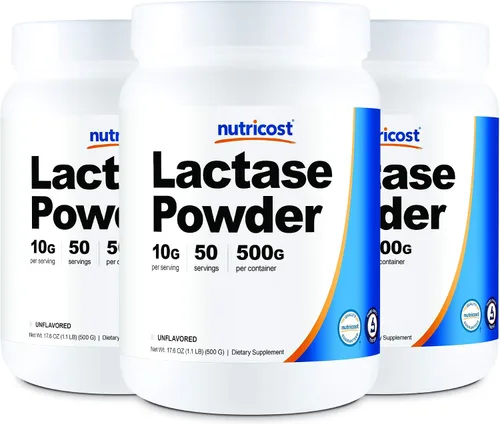 Vista 5 de Nutricost Lactasa en polvo 17.64 oz (2 botellas)