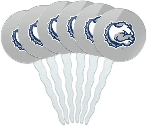 Vista 63 de Abilene Christian - Juego de 6 palillos para cupcakes con logotipo secundario