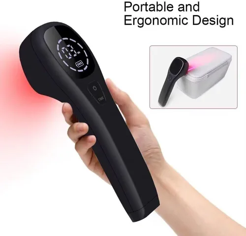 Vista 7 de Dispositivo de Luz Láser Frío Humano/Veterinario de KTS con Pantalla LED, Enfoca en Articulaciones y Músculos para Luz Infrarroja