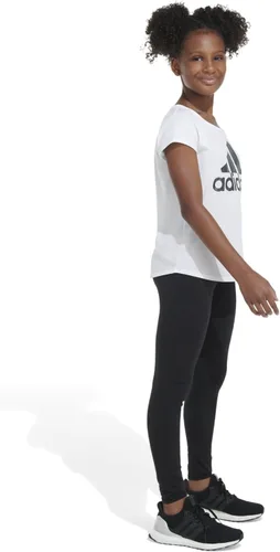 Vista 8 de adidas Girls' Sportswear Logo Graphic Tight