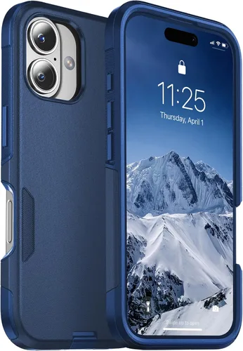 Vista 30 de jaroco Funda para iPhone 13 y Funda para iPhone 14 y Funda para iPhone 15 [Protección de Servicio Pesado][Protección contra Caídas de Grado