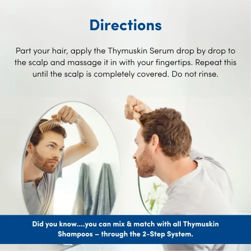 Vista 4 de THYMUSKIN® Classic Serum Tratamiento revitalizante del cuero cabelludo con complejo de péptidos tímicos GKL-02 Adelgazamiento del cabello