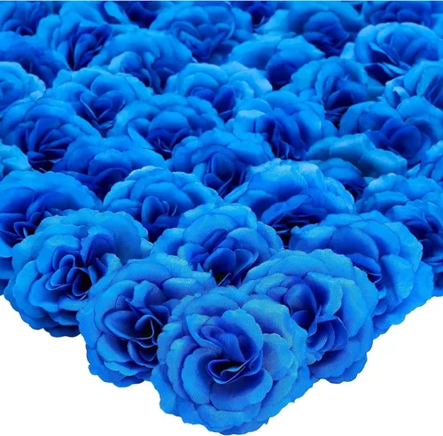 Vista 10 de Bright Creations Rosas artificiales sin tallo, flores artificiales negras para manualidades, rosas de espuma suave para arreglos de bricolaje, 200