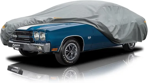 Vista 99 de Kayme Funda de Coche de Servicio Pesado Impermeable para Todo Tipo de Clima, Ajuste Personalizado para Tesla Model S, Cubierta Exterior Completa