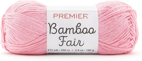 Vista 20 de Premier Yarns Hilo de bambú Fair DK, para tejer y tejer, mezcla de algodón para tejido y ganchillo en climas cálidos, color marfil