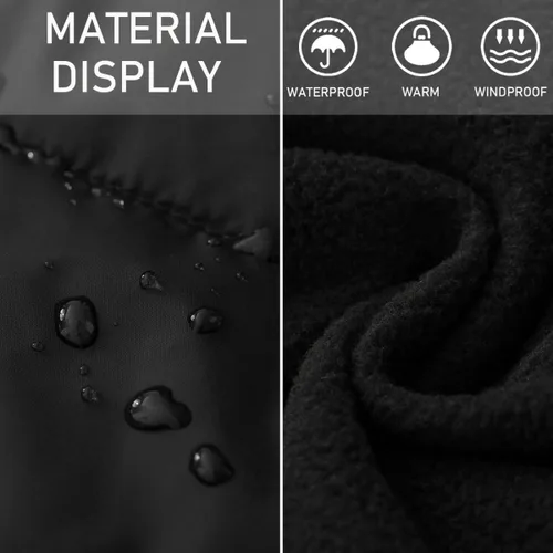 Vista 11 de Msmsse Chalecos de invierno para hombre, con forro polar, acolchado, casual, sin mangas