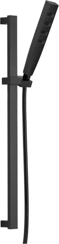 Vista 8 de Delta Faucet Tetra H2Okinetic - Regadera de mano con manguera, cabezal de ducha de mano dorado, ducha de mano con barra deslizante, ducha de mano