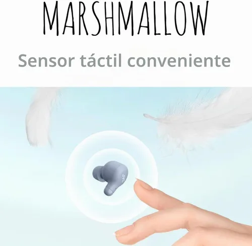 Vista 4 de JVC Marshmallow - Auriculares inalámbricos Bluetooth 5.3 con batería de 28 horas, auriculares de espuma viscoelástica para comodidad durante todo