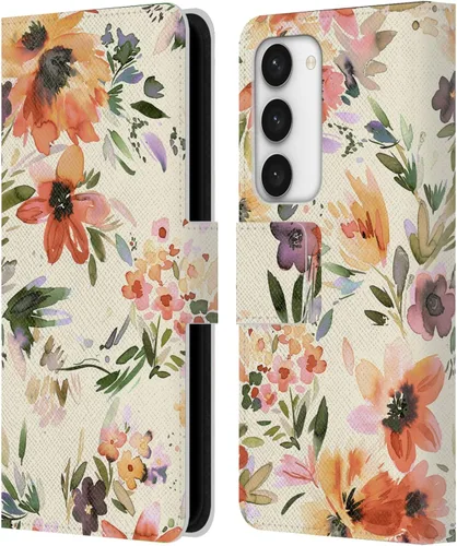 Vista 186 de Head Case Designs Officially Licensed Ninola Butterfly Nature Spring Floral Leather Wallet Case Compatible with Samsung Galaxy A07 4G