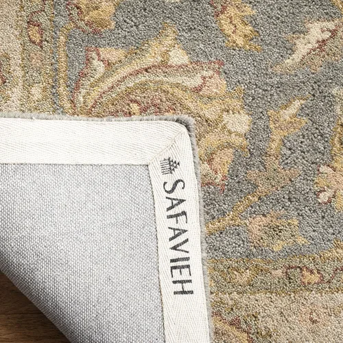 Vista 7 de SAFAVIEH Antiquity Collection - Alfombra de área de 8 pies 3 pulgadas x 11 pies, azul y beige, hecha a mano de lana oriental tradicional, ideal
