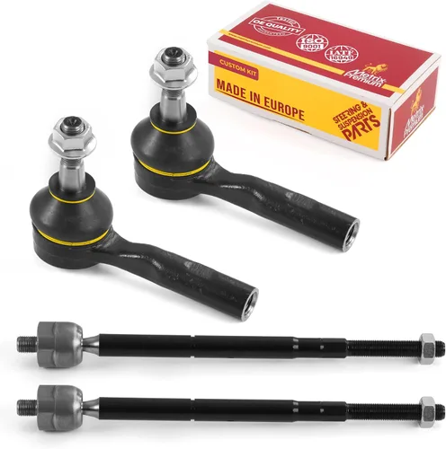 Vista 55 de Metrix Premium Chassis Parts - Kit de 4 piezas de extremos de barra de acoplamiento frontal exterior e interior compatible con Nissan Pathfinder