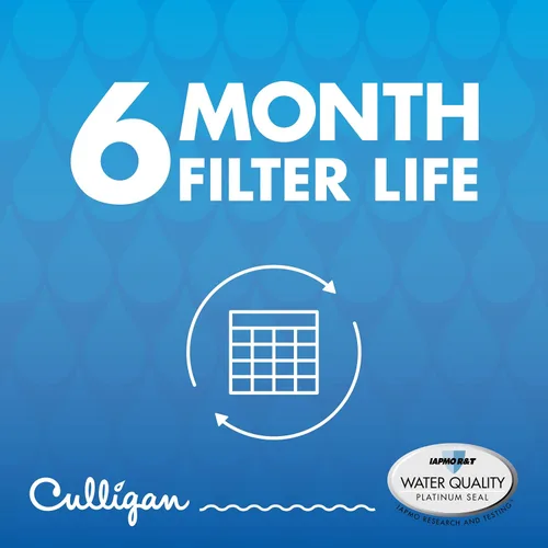 Vista 3 de Culligan CUGMS Filtro de agua para refrigerador Reemplazo para filtro de agua GE (MSWF) Reemplazar cada 6 meses Paquete de 1