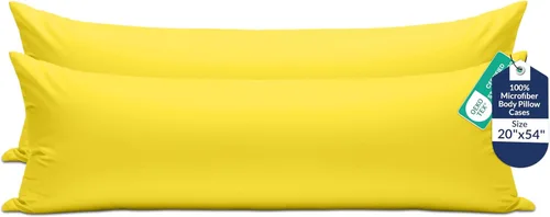 Vista 35 de Royale Linens Paquete de 2 fundas de almohada de tamaño estándar de 20 x 26 pulgadas, microfibra cepillada, fundas de almohada de cama, resistentes