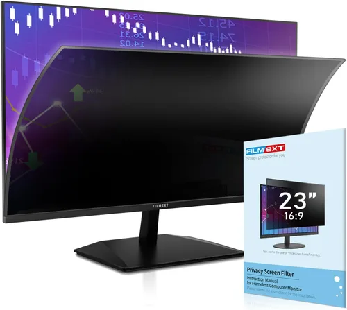 Vista 15 de FILMEXT Paquete de 2 Filtros de Pantalla de Privacidad para Computadora de 22 Pulgadas para Monitor de Escritorio/Sin Marco Todo en Uno 16:10