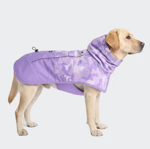 Vista 7 de Spark Paws - Chaqueta impermeable para perros, resistente al viento, para perros pequeños, medianos, grandes y extragrandes, traje reflectante