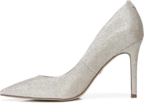 Vista 11 de Sam Edelman Bombas de avellana para mujer, Malla de yute, glamoroso, 6.5 Wide