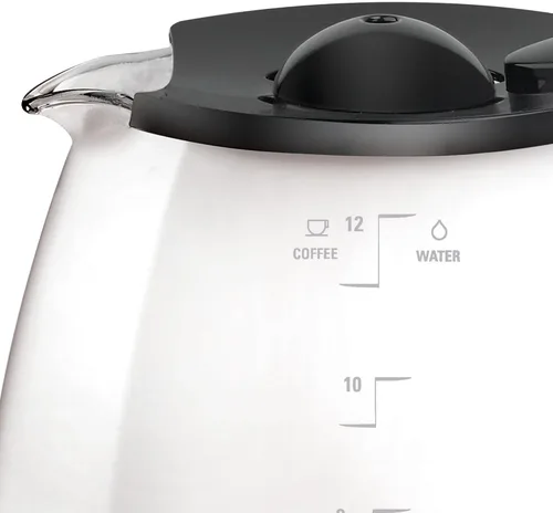 Vista 4 de BLACK+DECKER - Jarra de repuesto TC1200B 12 tazas, Cristal, N/A, Negro