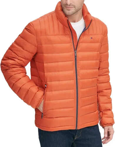 Vista 6 de Tommy Hilfiger Chaqueta acolchada plegable con aislamiento de plumón real para hombre Negro
