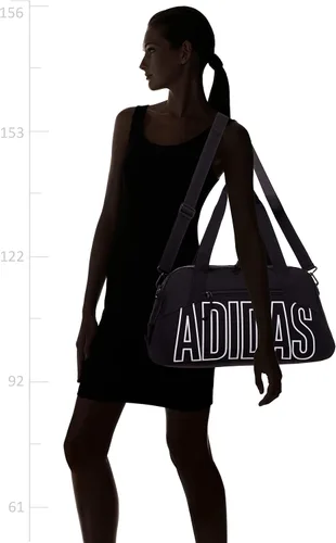 Vista 7 de adidas Bolsa de lona gráfica, Negro, Blanco, Bolsa de lona gráfica