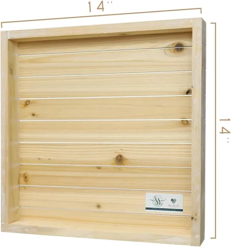 Vista 2 de Simply Said, INC Perfect Pallets Celebration of Life Decor By My Side Flowers, placa de duelo de madera de 14 pulgadas, madera fabricada en EE. UU.