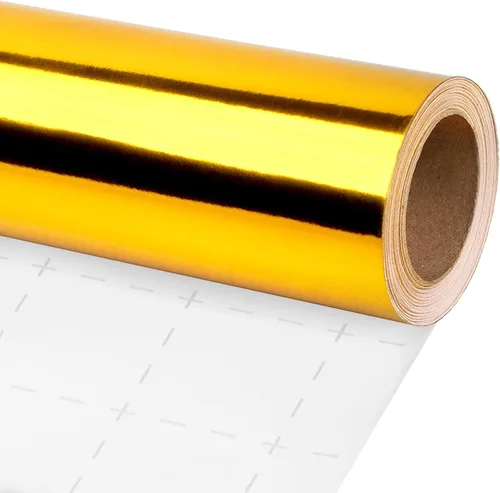 Vista 16 de LaRibbons - Papel de regalo metálico negro, 17 pulgadas x 33 pies, papel de regalo premium de lámina para Navidad, festividades, bodas, cumpleaños