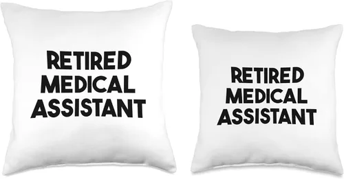 Vista 3 de Retired Medical Assistant Throw Pillow