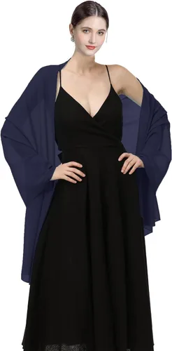 Vista 2 de Chales de gasa para novia, boda, fiesta, vestido de noche y vestidos para ocasiones especiales