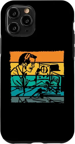 Vista 26 de iPhone 12 mini Retro Radio Vintage Broadcast Ham Radio Case