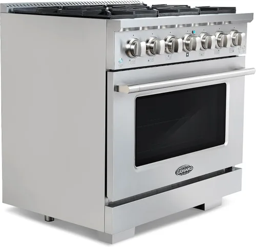 Vista 5 de 36 pulgadas Vista Coll 5.4 pies cúbicos 6 quemadores Cocina de gas