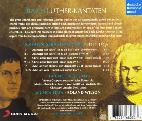 Vista 2 de Musica Fiata Bach Luther-Kantaten