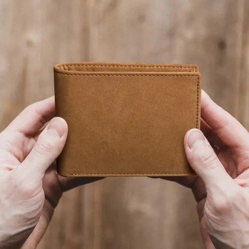 Vista 5 de Regalos de cumpleaños para el día del padre para hijo, billetera de papá a hijo para hombres, regalos de graduación para hijo de papá, Carteras