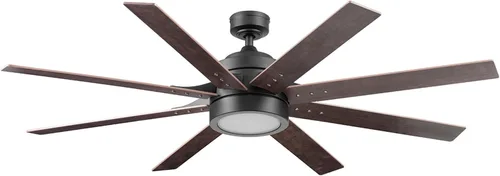 Vista 10 de Honeywell Ceiling Fans - Ventilador de techo Xerxes 51473-01, 62, negro mate