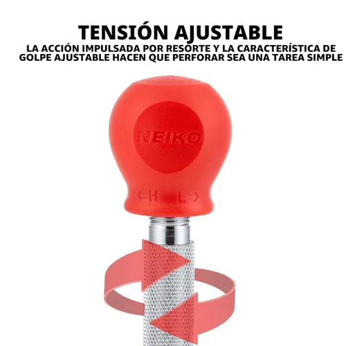 Vista 3 de NEIKO 02638A - Punzón central automático de 5 pulgadas, herramienta de impacto ajustable