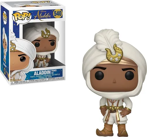 Vista 2 de Funko Pop! Vinyl: Disney: Aladdin - Prince Ali 2 - Figura de vinilo coleccionable - Idea de regalo - Producto oficial - para niños y adultos - Fans